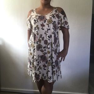 Forever 21 Contemporary cold shoulder dress